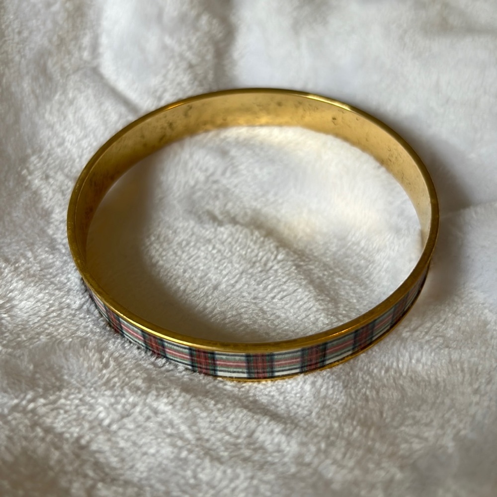 Plaid bangle